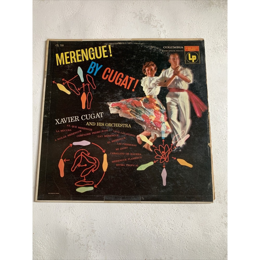 A22 Xavier Cugat: Merengue By Cugat! 1955 Columbia Records CL 733 Latin Jazz VG+